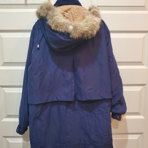 Izzi vintage blue jacket womens size large - Picture 9 of 10